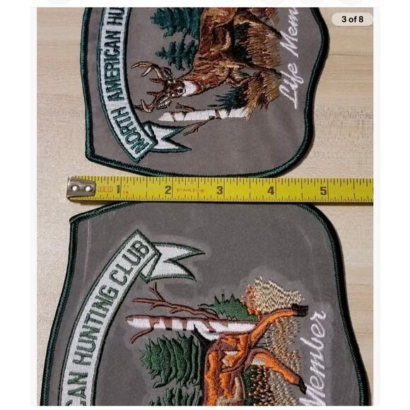 Lot of 2 North American Hunting Club Life Member Patch Deer Buck Woods Hunt - Picture 6 of 6